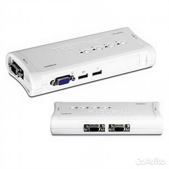 KVM переключатель trendnet TK-407K