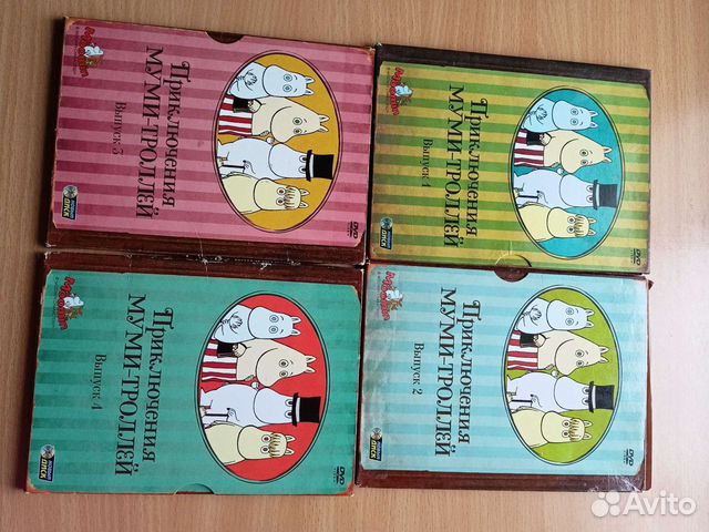 Сd диски мультфильмы про Муми-троллей