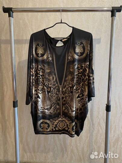 Кофта женская с леопардом