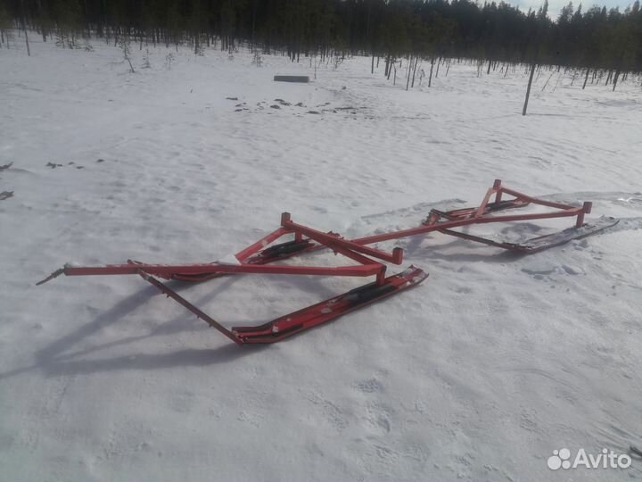 Сани для снегохода лесовозные