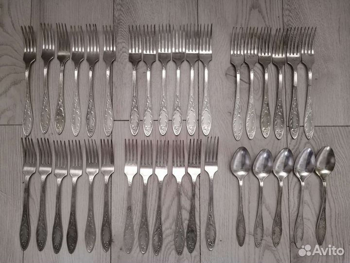 Столовые приборы мельхиор СССР
