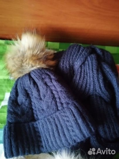 Комплект шапка и снуд