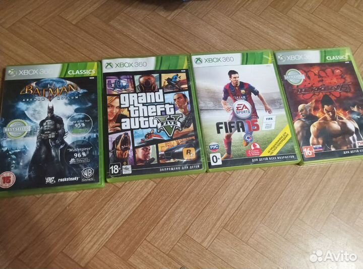 Игровые диски на xbox 360