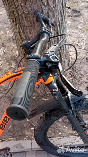 Горный велосипед полуфетбайк