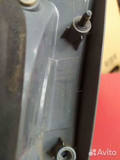 Фонарь задний внутренний левый hyundai elantra