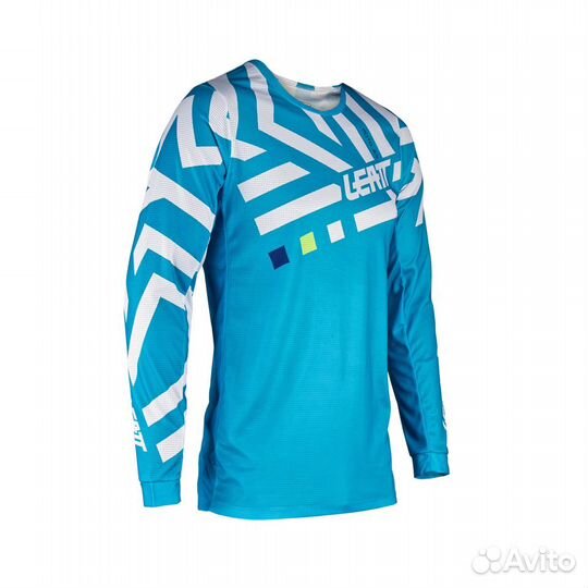 Синяя Новая Форма Leatt 3.5 Ride Kit Cyan 2024