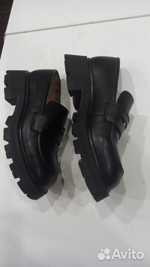 Лоферы женские 36 размер кожаные