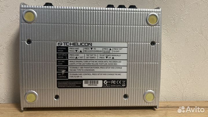 Гитарный процессор tс Hеliсоn Plаy Еlесtriс