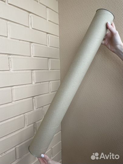 Тубус картонный для чертежей, рисунков, плакатов