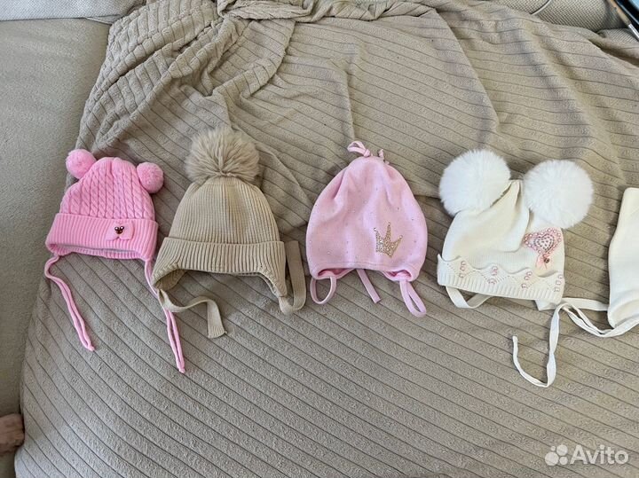 Шапки для девочки осень/зима/весна