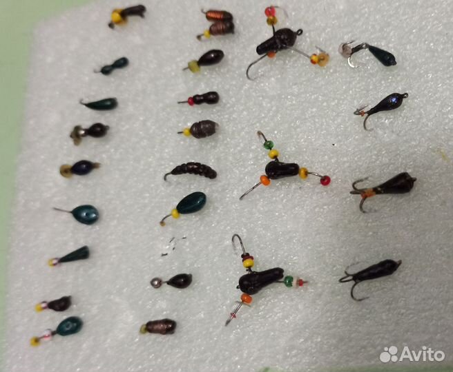 Мормышки вольфрамовые ручная работа и катушка