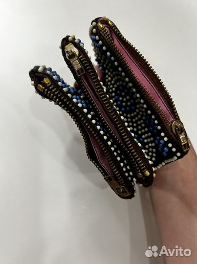 Новые Кошельки расшитые бисером на замочке