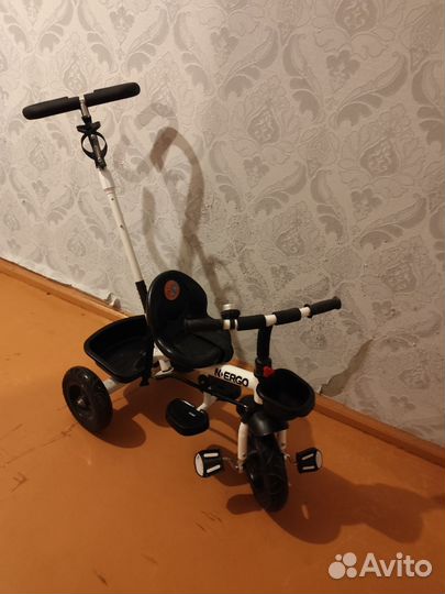 Детский велосипед с ручкой бу