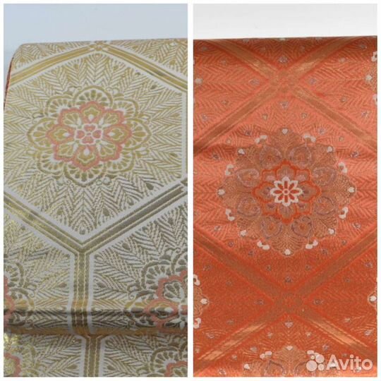 Оби Пояс шелковый двусторонний. Япония