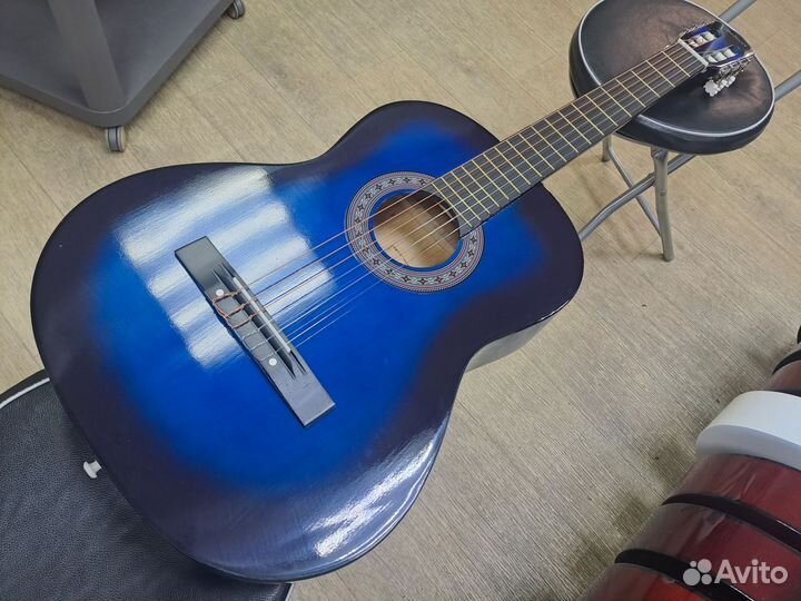 Гитара классическая синяя Belucci нейлон