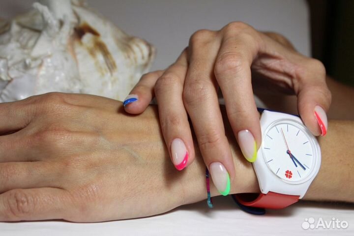 Маникюр Педикюр гель лак наращивание