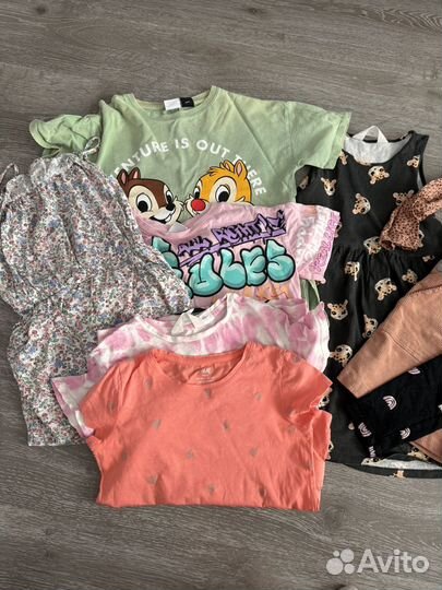 Вещи HM, zara пакетом на девочку 6 лет