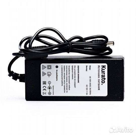 Блок питания бпа-12-060 12В, 60Вт, IP20, пластик