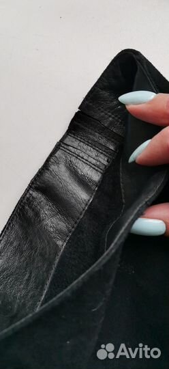 Продам сапоги из натуральной замши бу