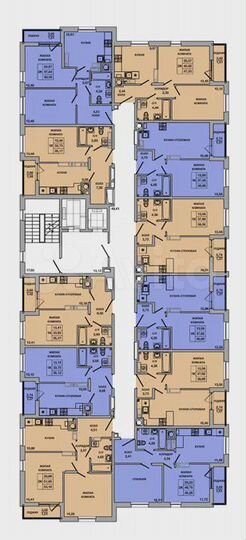2-к. квартира, 48,3 м², 9/10 эт.