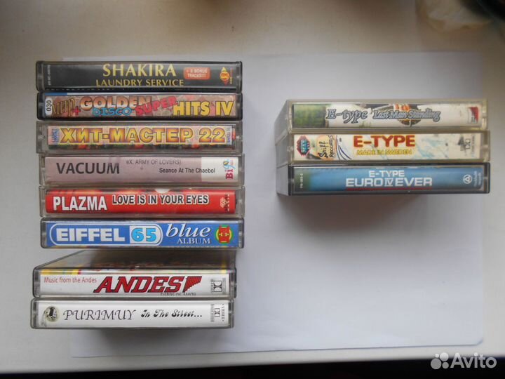 Магнитофонные кассеты (Зарубежная эстрада)