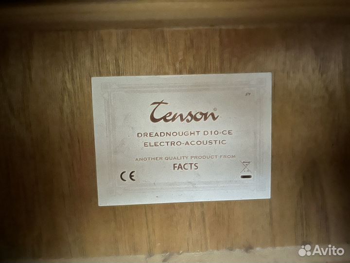 Электроакустическая гитара Tenson D10 CE