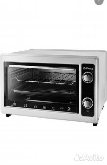 Мини-печь Delta D-0122, белый