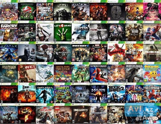 Игры для прошитого Xbox 360