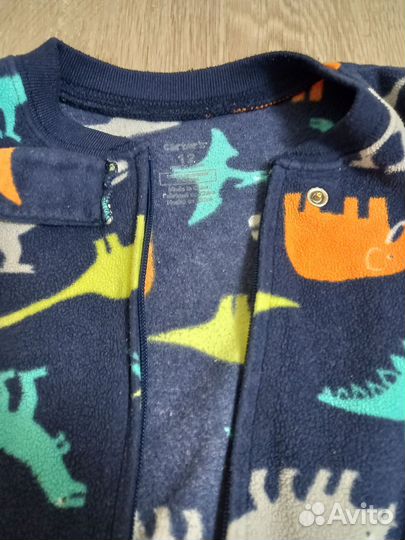 Флисовый комбинезон 80 carter'S