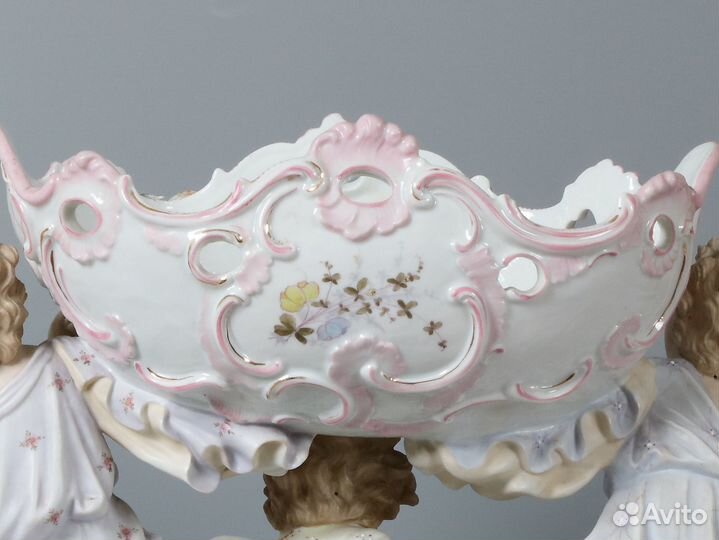 Ваза-фруктовница с путти. Германия