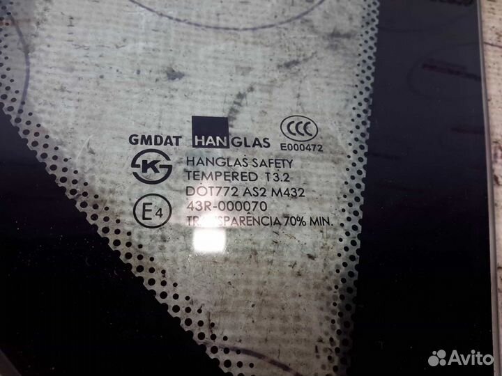 Форточка задняя правая Chevrolet Aveo T200