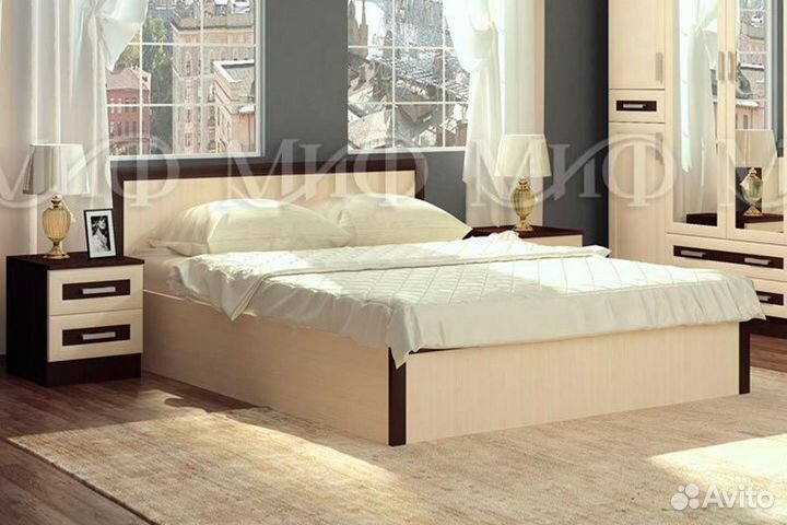 Двуспальная кровать Грация 1600*2000