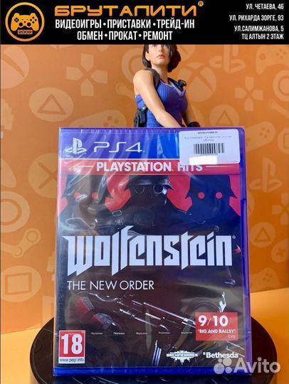 PS4 Wolfenstein: The New Order (русские субтитры)