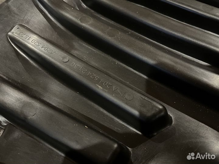 Нижний пыльник переднего бампера Mercedes GLK X204