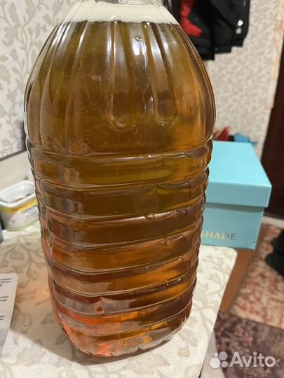 Масло подсолнечное домашнее