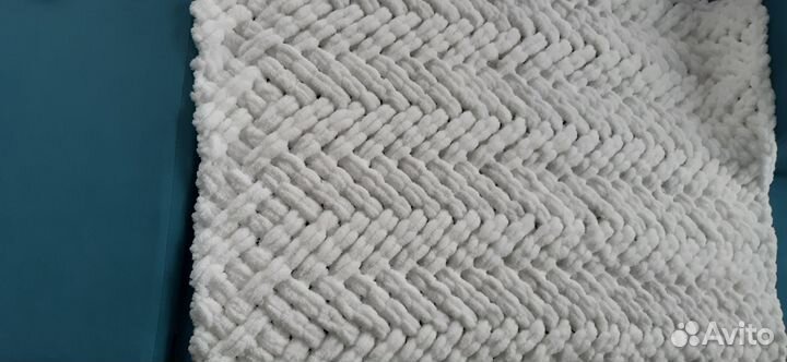 Плед детский вязаный ручная работа