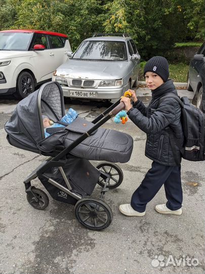 Коляска sweet baby 2 в 1 Ricci Steel Gray