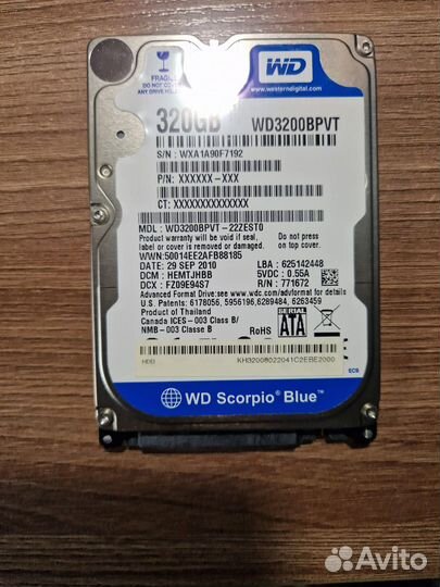 Жесткие диски 500Гб и Оперативная память DDR1 2 3