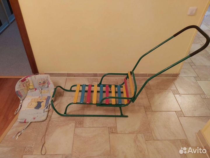 Санки детские, б/у