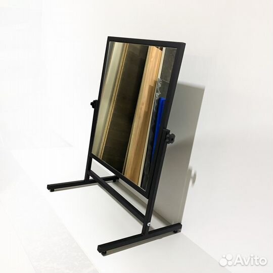 Зеркало напольное Effect для обуви, чёрный муар