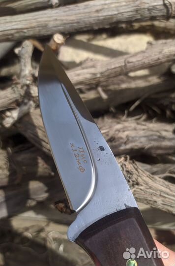 Нож охотничий ручной работы Х12мф
