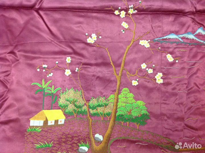 Покрывало натуральный шёлк Китай