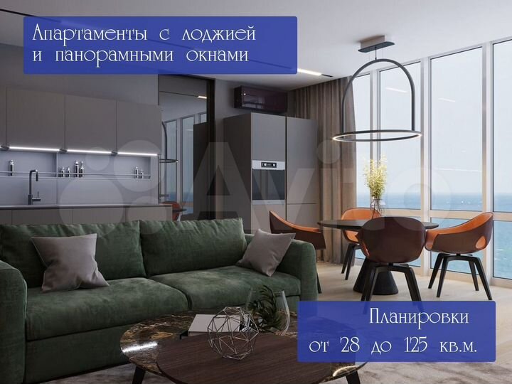 3-к. апартаменты, 61,9 м², 2/8 эт.