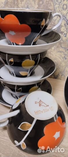 Чайная пара дулево 1960г СССР