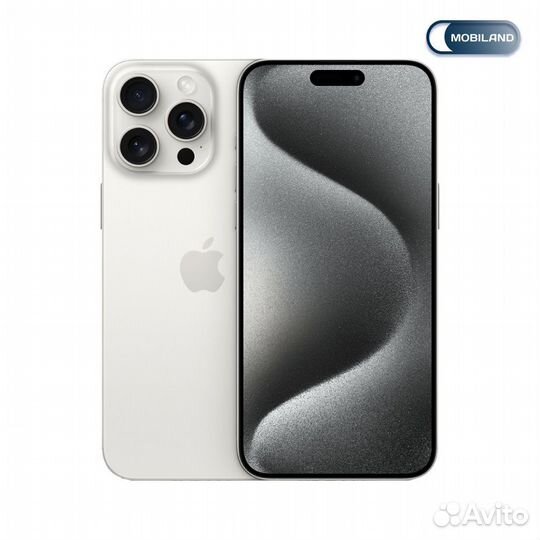 iPhone 15 Pro Max White Titanium 256GB A3108 Dual
