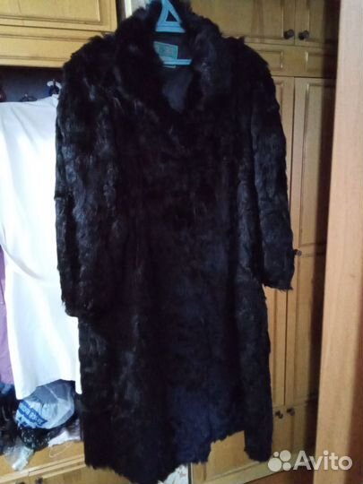 Шуба из меха козы, 58р бу