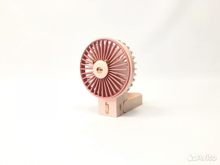 Вентилятор настольный ручной USB с подсветкой