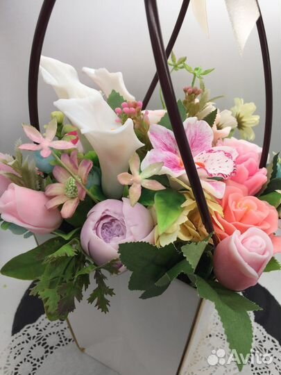 Букеты на 1 сентября. Мыло