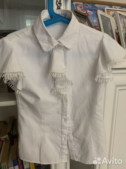 Школьная блузка 128