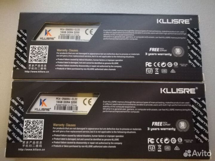 Оперативная память ddr4 32Гб(2х16) 3200 MHz